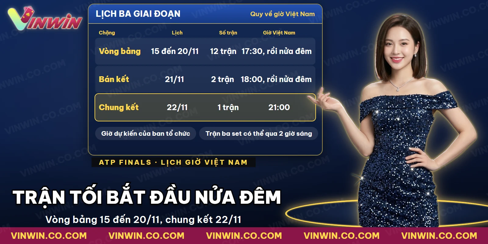 Lịch ba giai đoạn của giải cuối mùa ở Turin quy về giờ Việt Nam